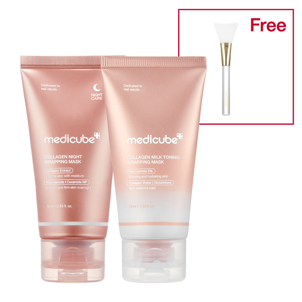 Collagen Milky Glow Daytime Wrapping Mask - Collagen&Milk Bundle (2PACK)