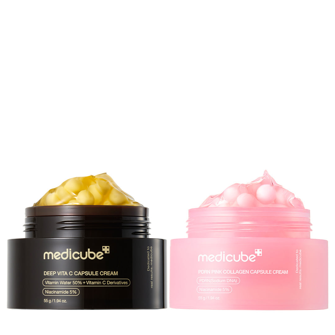 Deep Vita C Capsule Cream - Gold & Pink Capsule Cream Bundle (2 PACK)