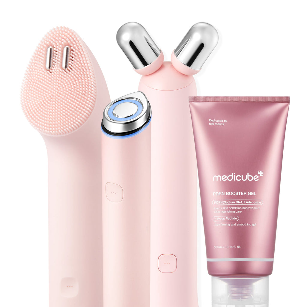 Mini Booster Pro Plus - Pink Full Facial Device Set