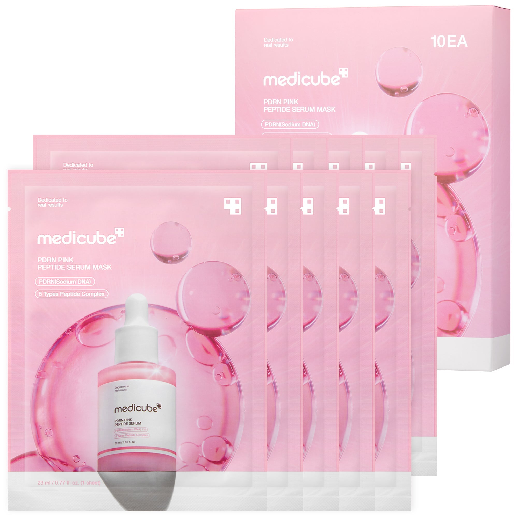 PDRN Pink Peptide Ampoule Mask - 10EA