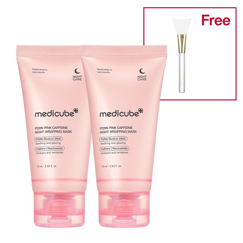 PDRN Pink Caffeine Overnight Wrapping Mask - 2 PACK (+GIFT)