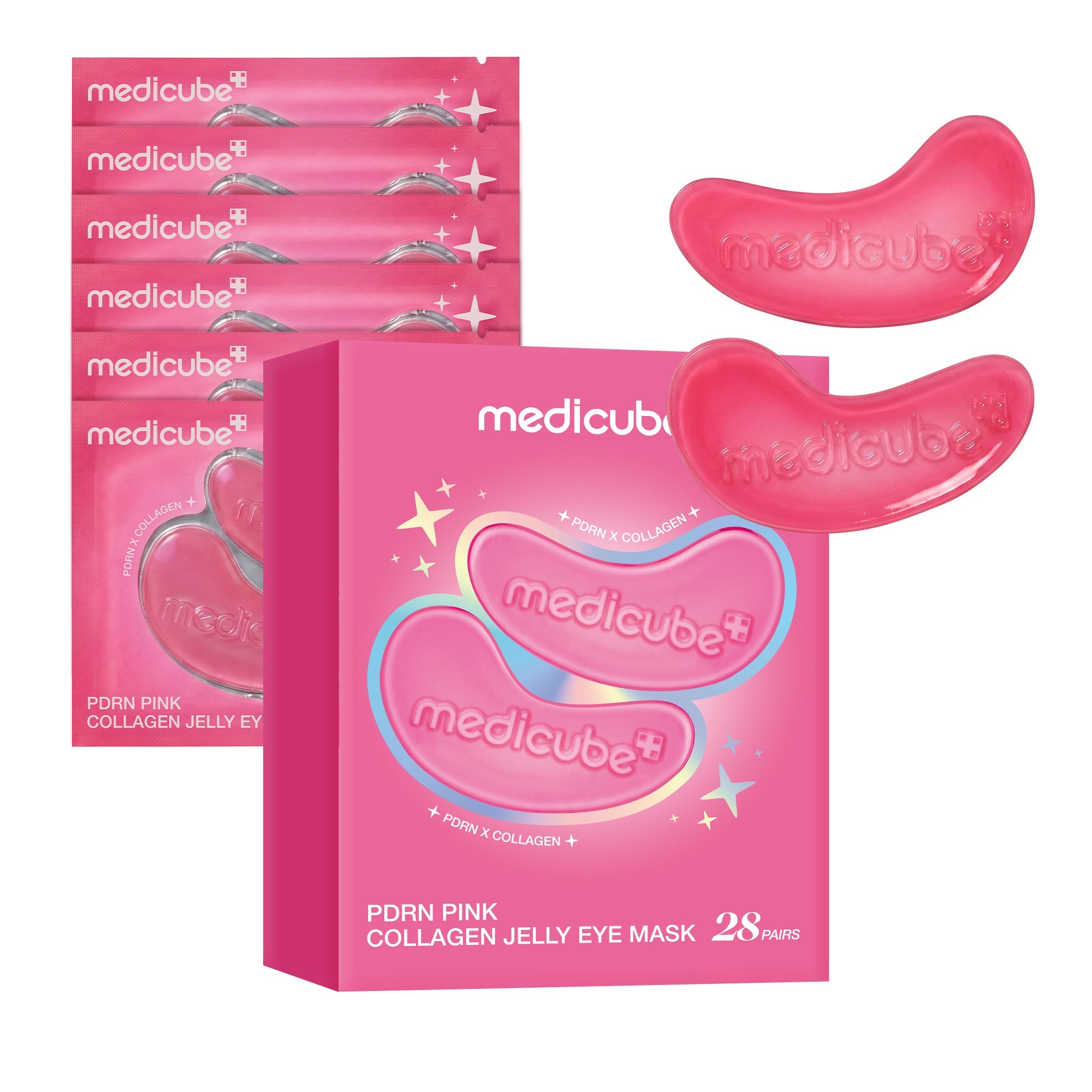 PDRN Pink Collagen Jelly Eye Mask - 28POUCH
