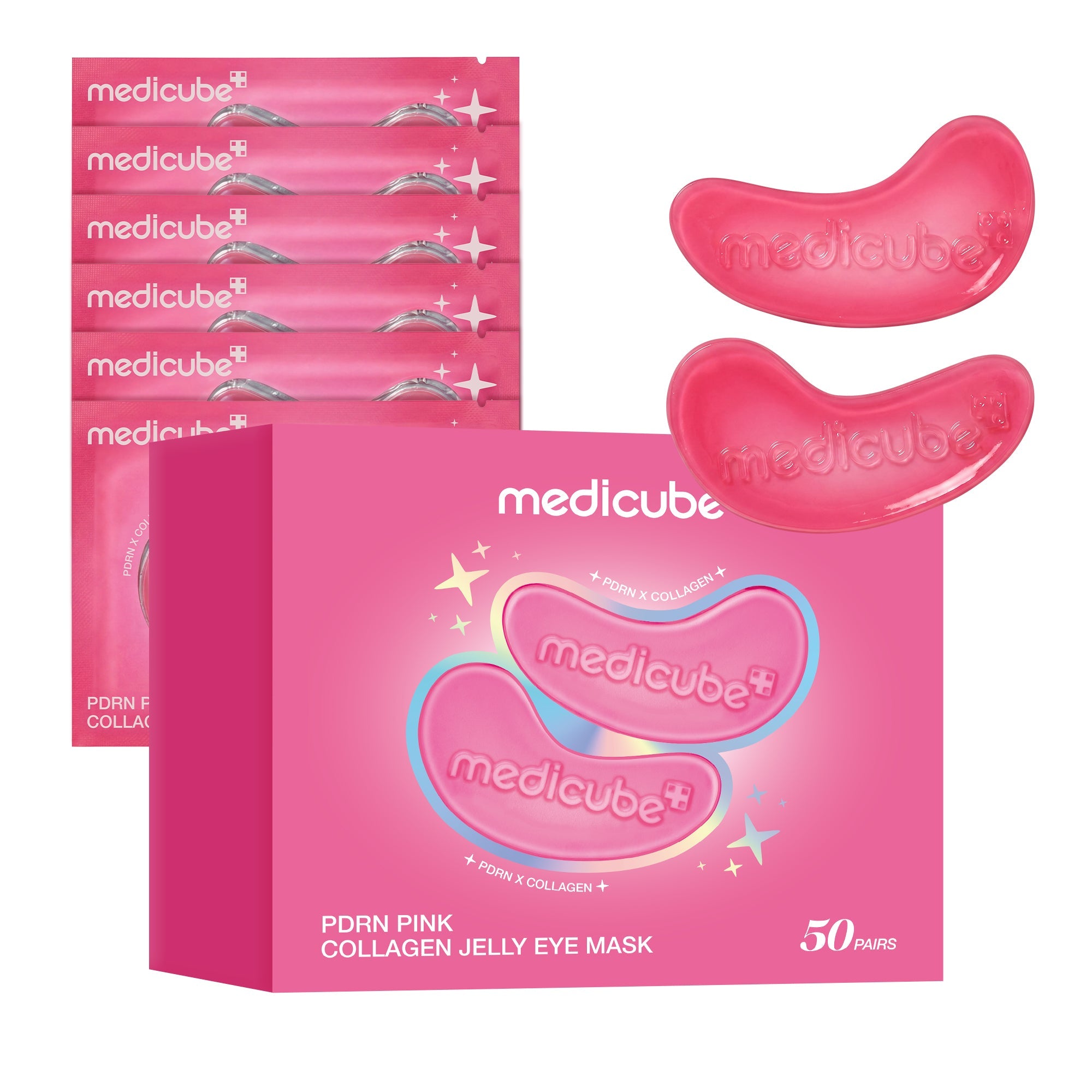 PDRN Pink Collagen Jelly Eye Mask - 50POUCH