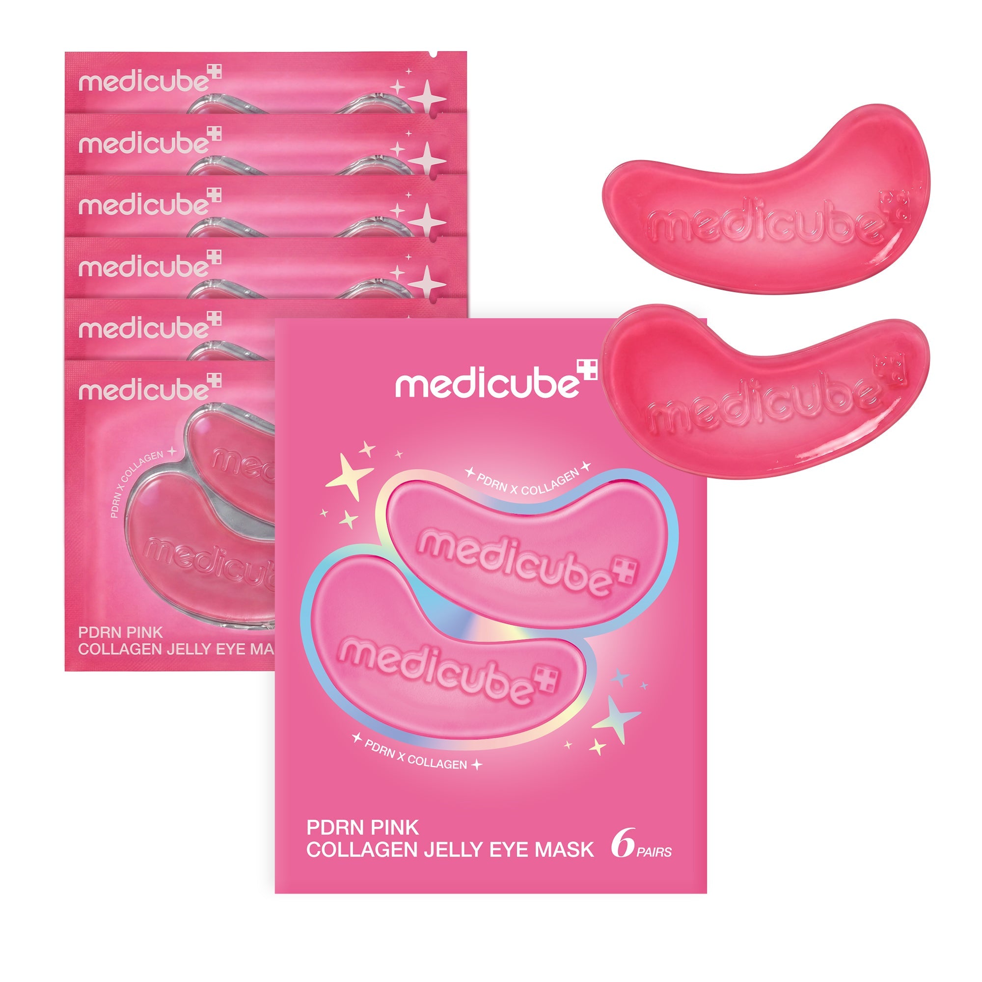 PDRN Pink Collagen Jelly Eye Mask - 6POUCH